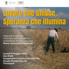 “Lavoro che unisce, speranza che illumina”