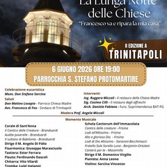 "La lunga notte delle chiese": oggi l'evento a Trinitapoli