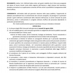 Trinitapoli, uffici comunali chiusi venerdì 14 agosto: garantiti i servizi essenziali