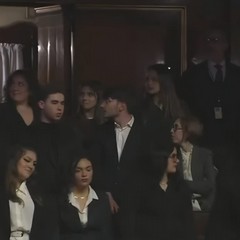 Gli studenti del 'Dell'Aquila-Staffa' varcano le porte di Palazzo Madama