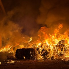 Incendio in contrada La Fenice