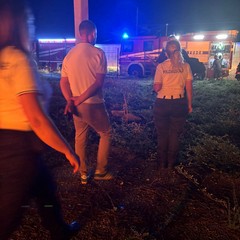 Incendio in contrada La Fenice