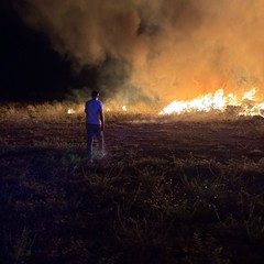 Incendio in contrada La Fenice