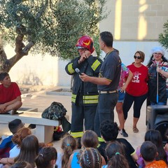 Un pomeriggio speciale di attività dimostrative all'oratorio della Parrocchia dell'Immacolata con i Vigili del Fuoco