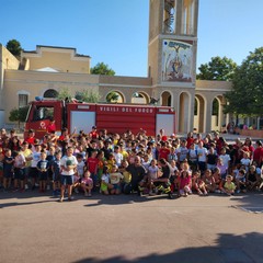 Un pomeriggio speciale di attività dimostrative all'oratorio della Parrocchia dell'Immacolata con i Vigili del Fuoco