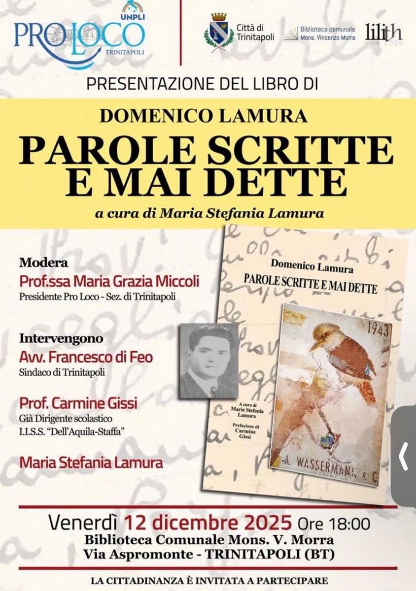 parole scritte e mai dette