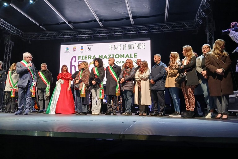 Il sindaco alla Fiera del carciofo