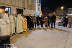 Vigilia dell'Immacolata: il saluto di pronta guarigione del Sindaco a Fra Francesco Milillo