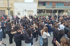 Carnevale a Trinitapoli, le immagini della sfilata delle scuole