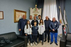 Taekwondo, gli atleti del Coreanteam ricevuti dal sindaco di Trinitapoli