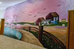 "Estasi tra sole e sale": il murales degli alunni dell'Aquila-Staffa
