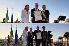 Consegna delle Onorificenze al Merito della Repubblica Italiana a due cittadini di Trinitapoli