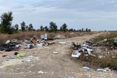 I volontari di Plastic Free in azione a Trinitapoli per ripulire l’area delle saline