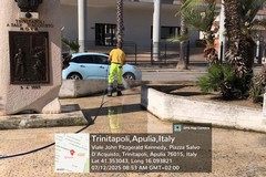 Intervento di pulizia urbana a Trinitapoli