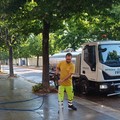 Proseguono i lavori di pulizia delle strade a Trinitapoli