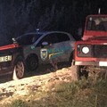 Ritrovato autocarro carbonizzato nella campagne