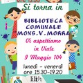 Martedì 1° ottobre riapre la biblioteca  "Mons. V. Morra "