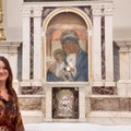 Nuova bellezza per l'affresco della Madonna di Loreto patrona di Trinitapoli