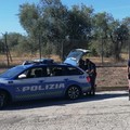 Auto rubata recuperata dalla Polizia sulla statale 16 bis
