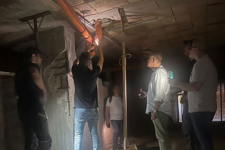 Messa messa in sicurezza delle case di Arca Capitanata in Piazza della Costituzione