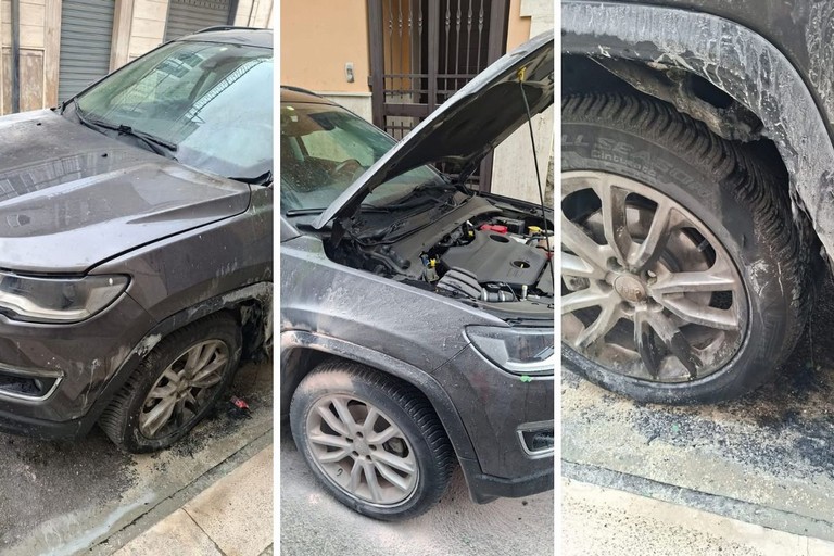 Incendio auto Pasquale Lamacchia