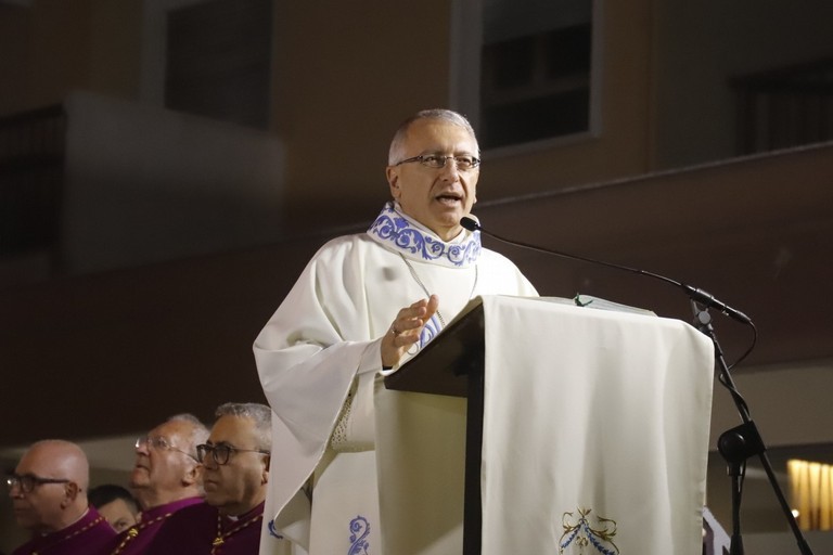 L'Arcivescovo D'Ascenzo. <span>Foto Cosimo Campanella</span>