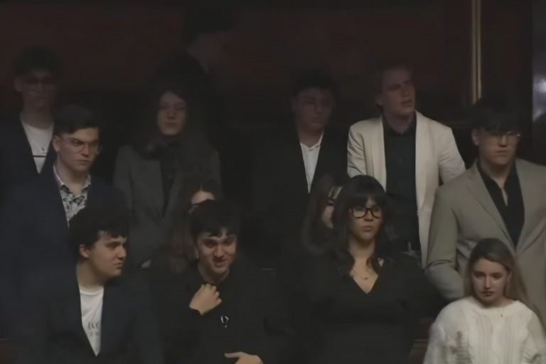 Gli studenti del 'Dell'Aquila-Staffa' varcano le porte di Palazzo Madama