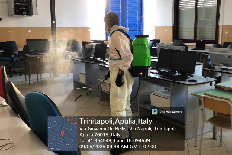 sanificazione scuola