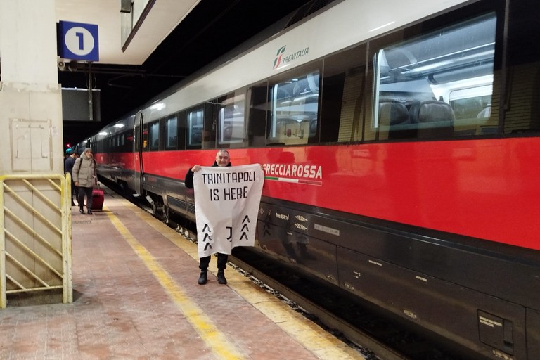 Tifosi bianconeri e la sosta del Frecciarossa