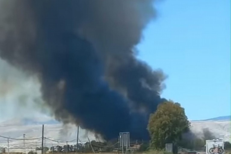 Incendio a Manfredonia