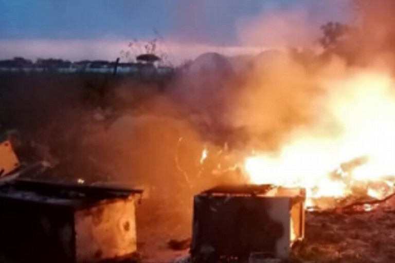 Incendio Rifiuti