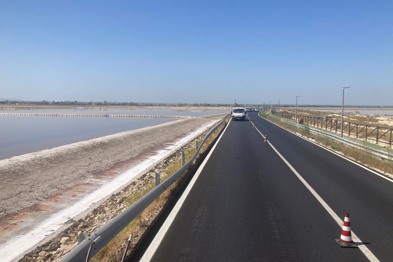 Lavori strada provinciale 13 saline