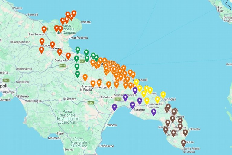Mappa Centri Servizi Famiglie